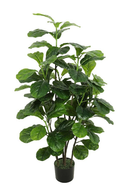 Arbore artificial decorativ 140 cm, ghiveci negru