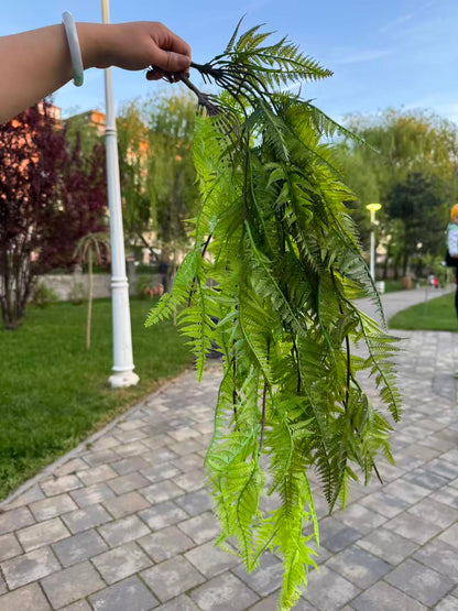 Feriga artificiala curgatoare, 90 cm, 3 nuante de verde, Ruyidecor