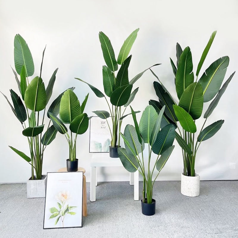 Arbore Artificial Strelitzia Tropicală, 180 cm
