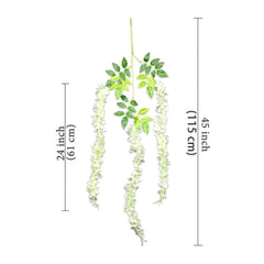 Set 12 Ghirlande artificiale ,Plastic 110 cm Multicolore