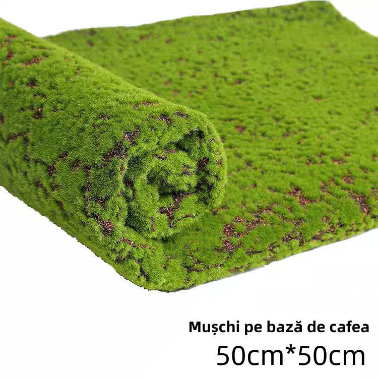 Covor artificial cu un aspect natural 1m*1m cu o culoare deosebit de realistă