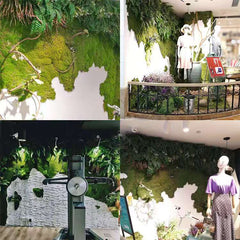 Covor artificial cu un aspect natural 1m*1m cu o culoare deosebit de realistă