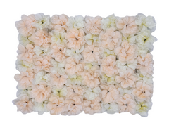 Panou artificial florii culoare crem 60x40