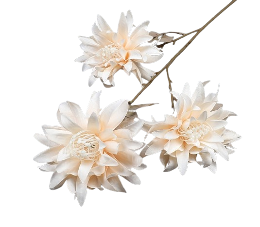 Floare Camelie artificiala,3 flori de dragon, Ruyidecor