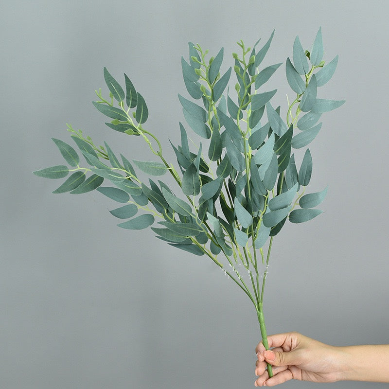 Ramuri artificiale de eucalipt multicolore 50cm