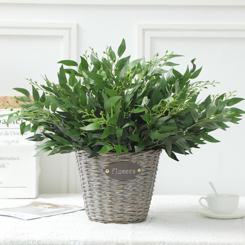 Ramuri artificiale de eucalipt multicolore 50cm