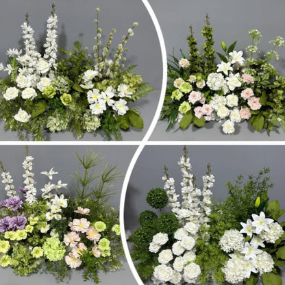 Floare Camelie artificiala,3 crizanteme cu gheare mari , Ruyidecor