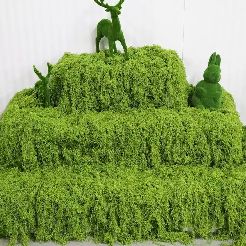 Mușchi Decorativ Artificial, Verde Intens, 1 kg