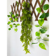 Plantă Artificială Cascadă cu Frunze Crestate , 90 cm