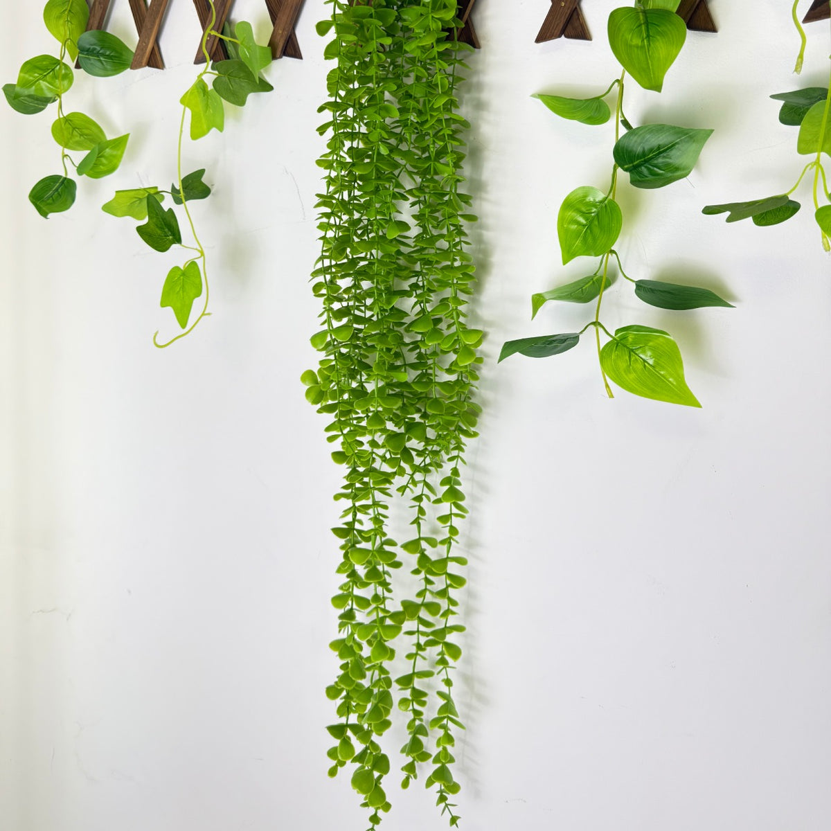 Ghirlandă Artificială cu Frunze Rotunde – 110 cm