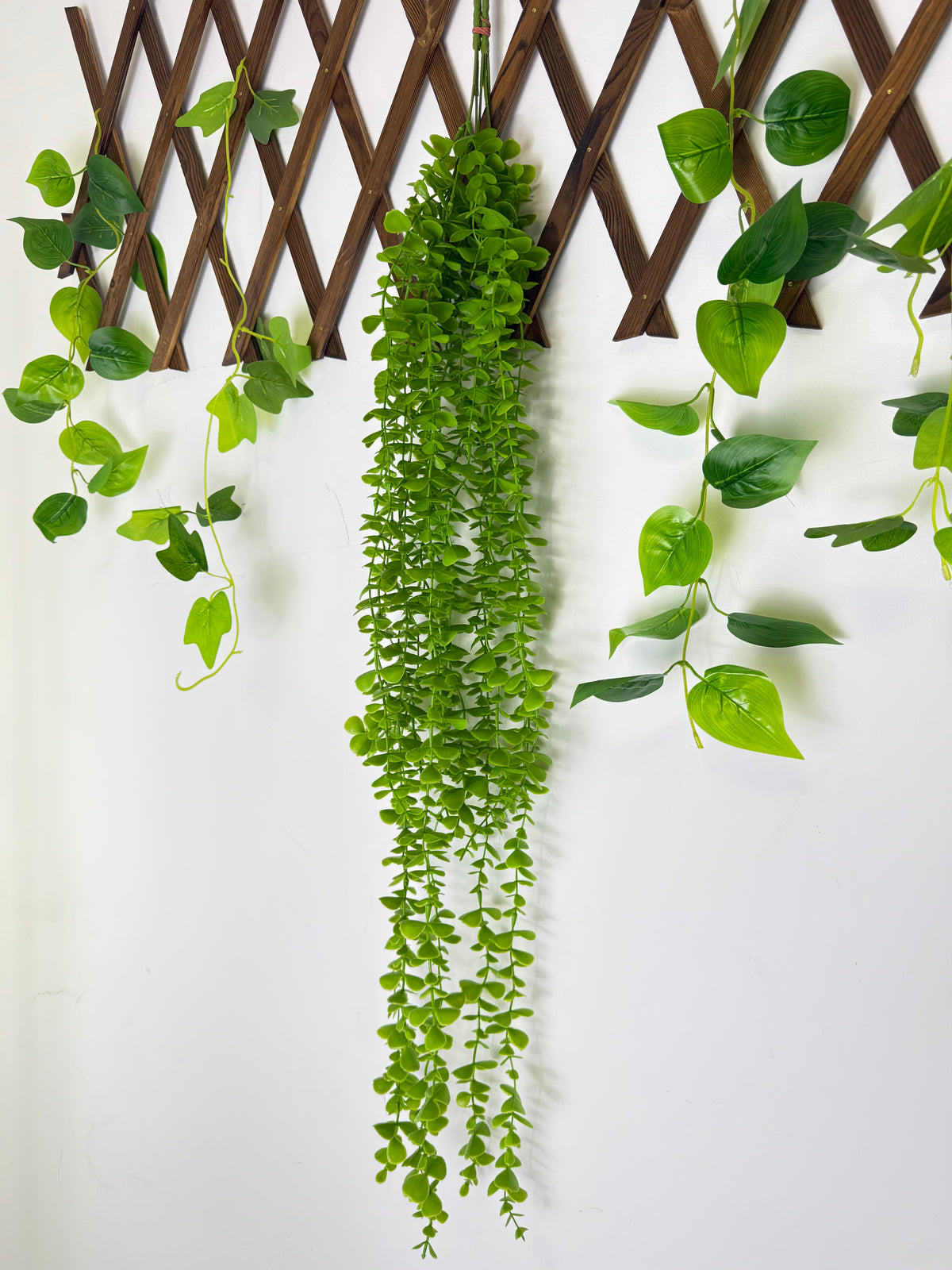 Ghirlandă Artificială cu Frunze Rotunde – 110 cm