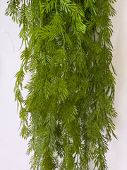 Plantă Artificială Curgătoare – Stil Asparagus Verde, 110 cm, pentru Decor Suspendat