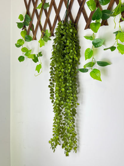 Ghirlandă Artificială cu Frunze Texturate – 110 cm