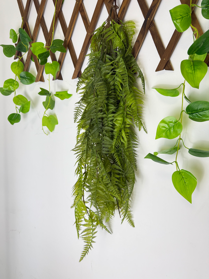 Ghirlandă Artificială Tip Ferigă – 95 cm
