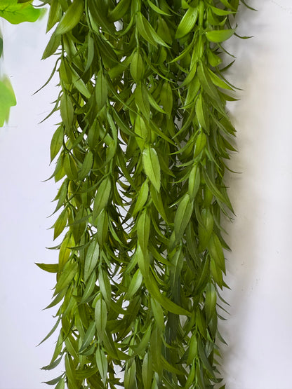 Ghirlanda Artificiala cu Frunze Cascada, 110 cm