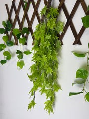 Plantă Artificială Cascadă cu Frunze Crestate , 90 cm