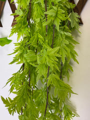 Plantă Artificială Cascadă cu Frunze Crestate , 90 cm