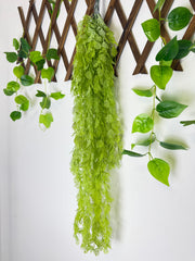 Plantă Artificială Curgătoare – Stil Asparagus Verde, 110 cm, pentru Decor Suspendat