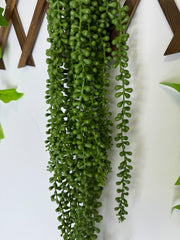 Planta Artificială Suspendată – Șirag de Perle, 80 cm