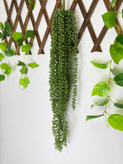 Planta Artificială Suspendată – Șirag de Perle, 80 cm