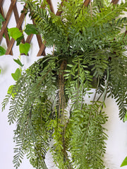 Ferigă Artificială Cascadă – Decor Verde Natural, Agățat, 120 cm