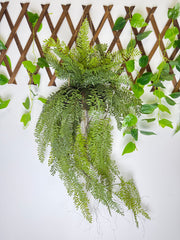 Ferigă Artificială Cascadă – Decor Verde Natural, Agățat, 120 cm