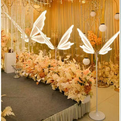 Set 2 Fluturi Luminoși LED – Decor Elegant cu Iluminare Albă Rece (40 cm + 60 cm)