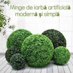 Minge decorativă iarbă artificială Milan – Diametre 28/33/41 cm