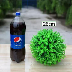 Minge Decorativă din Iarbă Artificială – Verde Natural, Ø26 / Ø32 / Ø36 cm