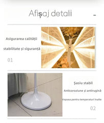 Lampa de podea LED tip fluture - Design spectaculos pentru decor elegant