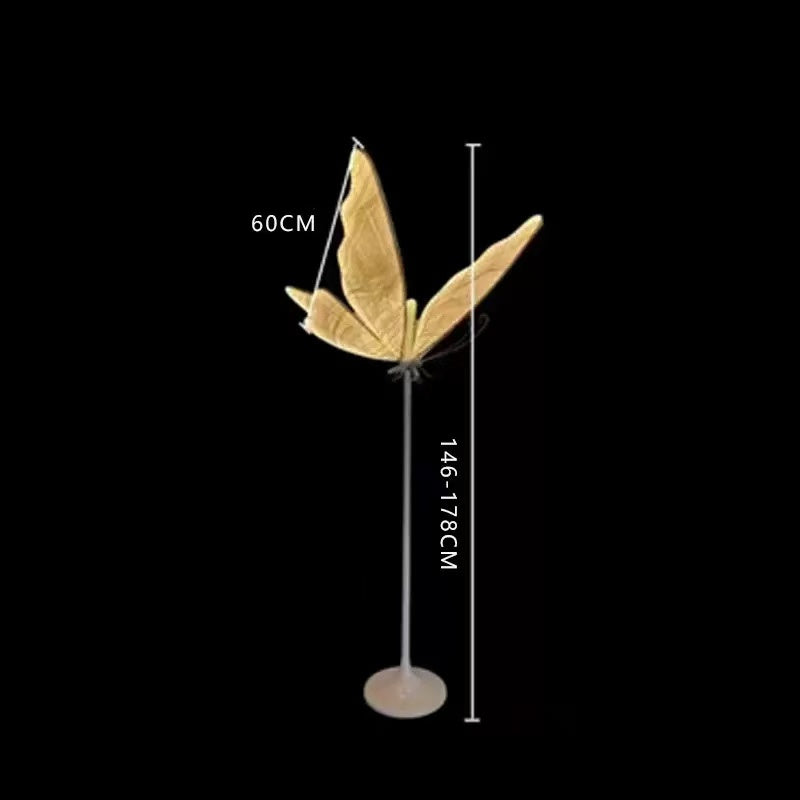 Lampa de podea LED tip fluture - Design spectaculos pentru decor elegant