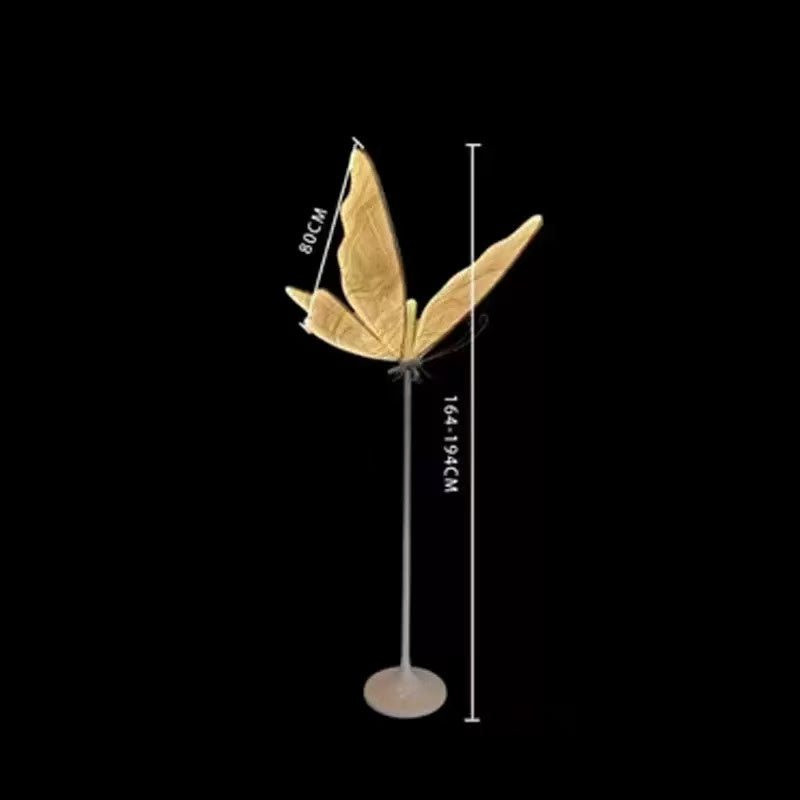 Lampa de podea LED tip fluture - Design spectaculos pentru decor elegant