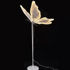 Lampa de podea LED tip fluture - Design spectaculos pentru decor elegant