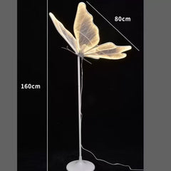 Lampa de podea LED tip fluture - Design spectaculos pentru decor elegant