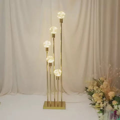 Lampadar decorativ cu globuri din sticlă