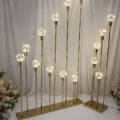 Lampadar decorativ cu globuri din sticlă