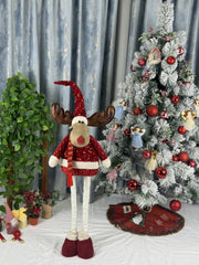 Figurina Mos Craciun plus 90 cm pentru decor de Crăciun