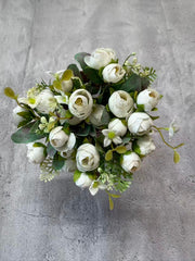 Aranjament Floral Artificial Alb 28 cm
