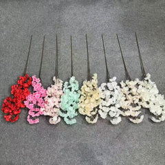 Floare Artificiala Decorativa Tip Fir 60 cm, 108 Flori
