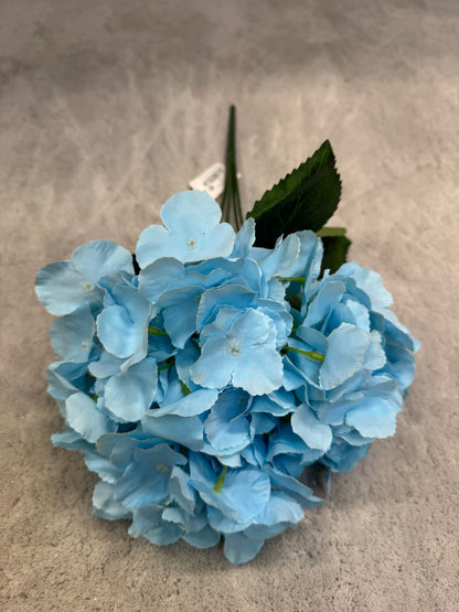 Buchet Floral Artificial Tip Hortensie  45 cm, Diverse Culori, Aspect Voluminos, cu Frunze Decorative Verzi, pentru Decor Interior