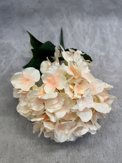 Buchet Floral Artificial Tip Hortensie  45 cm, Diverse Culori, Aspect Voluminos, cu Frunze Decorative Verzi, pentru Decor Interior