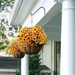 Buchet Floral Artificial cu 24 Flori Tip Margarete 30 cm,  pentru Decor Interior