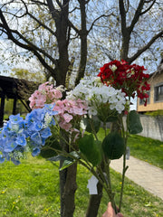 Floare Artificială Tip Hortensie 80 cm, Buchet Decorativ Bogat, 1 bucata