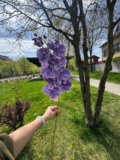 Orhidee Artificială Premium 85 cm, Floare Decorativă Elegantă pentru Vaze și Eveniment