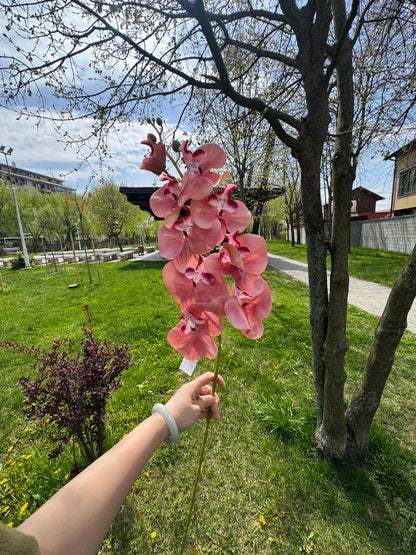 Orhidee Artificială Premium 85 cm, Floare Decorativă Elegantă pentru Vaze și Eveniment