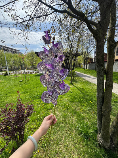Orhidee Artificială Premium 85 cm, Floare Decorativă Elegantă pentru Vaze și Eveniment