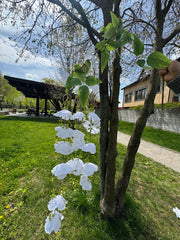 Floare Artificiala Curgatoare 110 cm, Ghirlanda Florala Eleganta pentru Arcada si Decor Evenimente