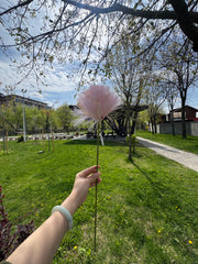 Floare Artificială Decorativă Tip Puf, Diverse Culori
