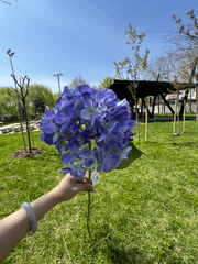 Floare Artificială Decorativă Tip Hortensie, Diverse Culori, 1 buc