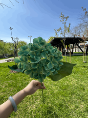 Floare Artificială Decorativă Tip Hortensie, Diverse Culori, 1 buc